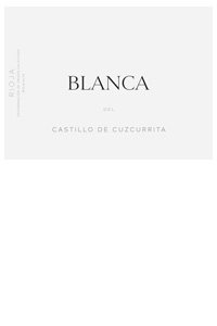 Blanca de castillo - Etiqueta botella 2022